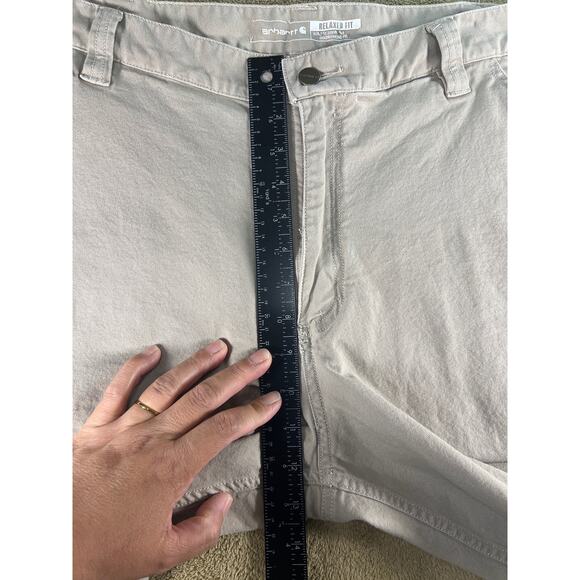 Carhartt Men's Rugged Flex Relaxed Fit Twill Dungaree Utility Work Short 40X11 - Picture 4 of 8